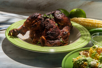 Peruvian Roasted Halved Chicken