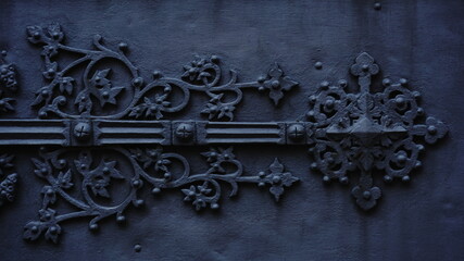 iron door detail