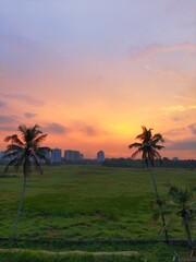 beautiful sky view with excellent landscape