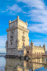 Fototapeta na wymiar Tower of Belem, Lisbon, Portugal.