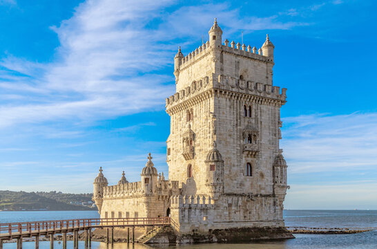 Tower of Belem, Lisbon, Portugal.