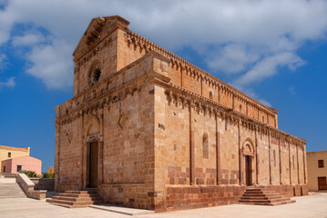 Tratalias, Sardinia, Italy - July 2011, Cathedral Santa Maria of Monserrato