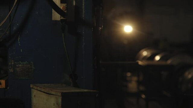 panorama of the factory premises in production