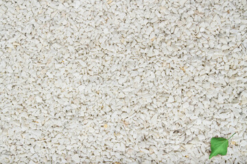 White marble chips.
