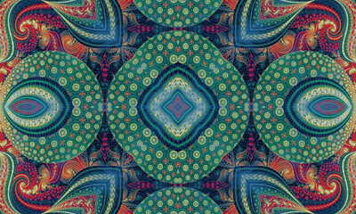 Colorful abstract background, pattern design, digital art
