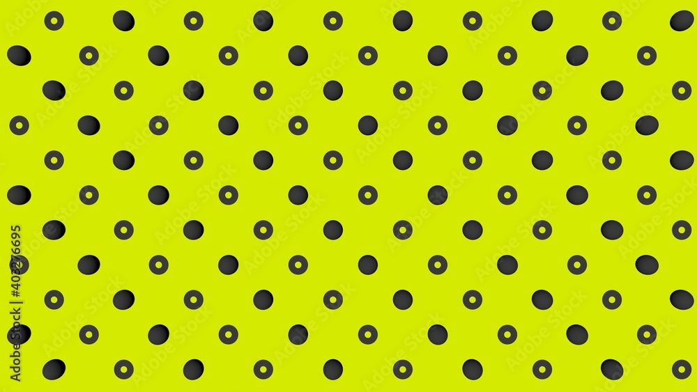Poster bagels pattern. rendering.
