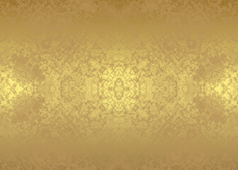 Golden abstract  decorative paper texture  background  for  artwork  - Illustration
