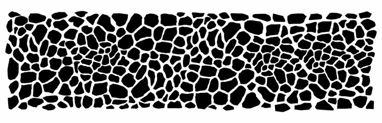 Giraffe skin texture background. Animal print.