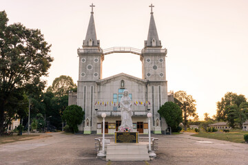 November 27,2020 : Church in nakhon phanom Thailand (wat nak bun anna)