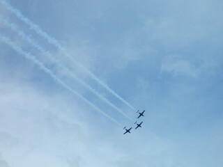 airplane in the sky