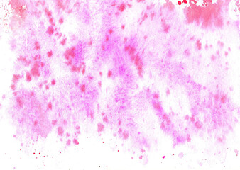Obraz premium pink watercolor background, blurred spots, abstraction, splashes, perfect background for valentine's day greeting card