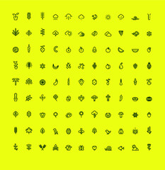 100 Natural Icons (Vectors)