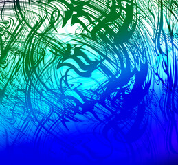 abstract background with waves,image of one Illustration of digital fractal