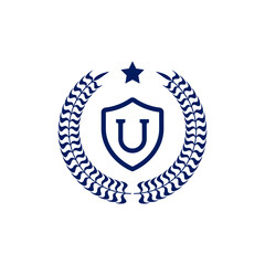 University icon design isolated on white background. Vector illustration