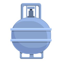 Industrial gas stove icon. Cartoon of industrial gas stove vector icon for web design isolated on white background