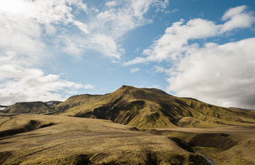 landscape with clouds