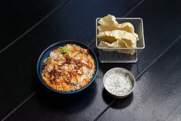 Biriyani Indian Food with Spices 