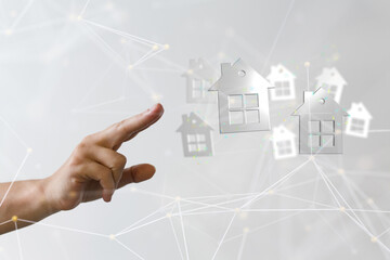 Model of the house and digital iot
