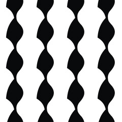 Vector seamless texture background pattern. Hand drawn, black, white colors.