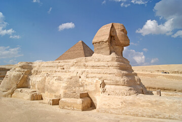 Sphinx. Giza Pyramid Complex. Africa, Egypt