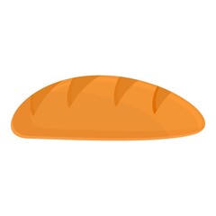 Dough bread icon. Cartoon of dough bread vector icon for web design isolated on white background