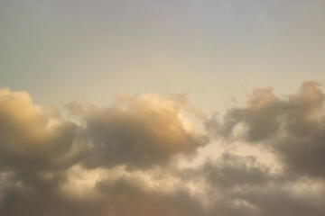 Clouds at sunset. Background with clouds at sunset. Clouds texture.