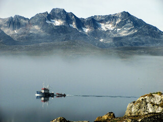 Barco en Groenlandia © JHG