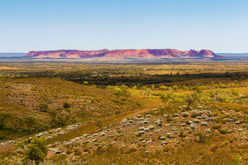 View of Tnorala / Gosse Bluff; Australia
