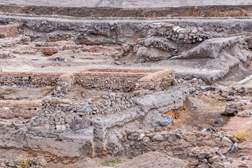 Kultepe ancient city ruins. Assyrian Trade Center in Karum-Kanis in Kayseri city Turkey. An...