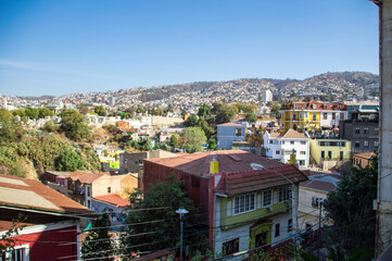 Fototapeta na wymiar Valparaiso, Chile. Litoral City