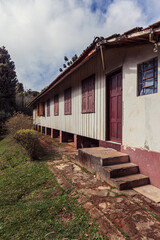 Casa rústica em fazenda na região de Campos do Jordão, Serra da Mantiqueira, São Paulo, Brasil