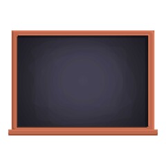 School board icon. Cartoon of school board vector icon for web design isolated on white background