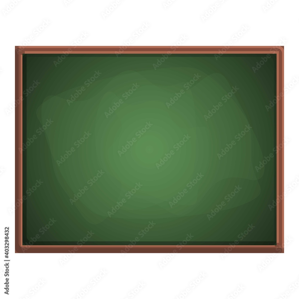 Poster university chalkboard icon. cartoon of university chalkboard vector icon for web design isolated on 