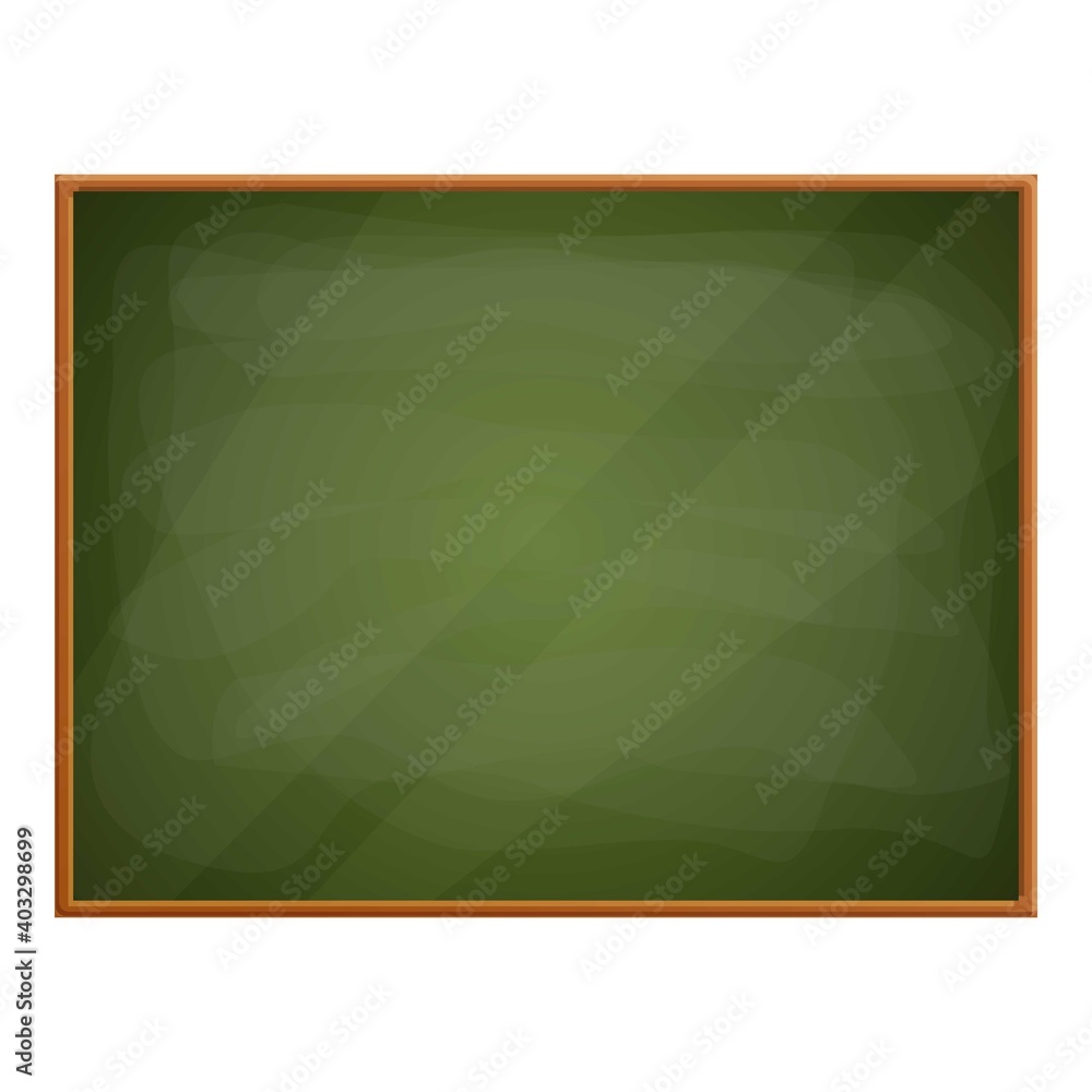 Poster semester chalkboard icon. cartoon of semester chalkboard vector icon for web design isolated on whit
