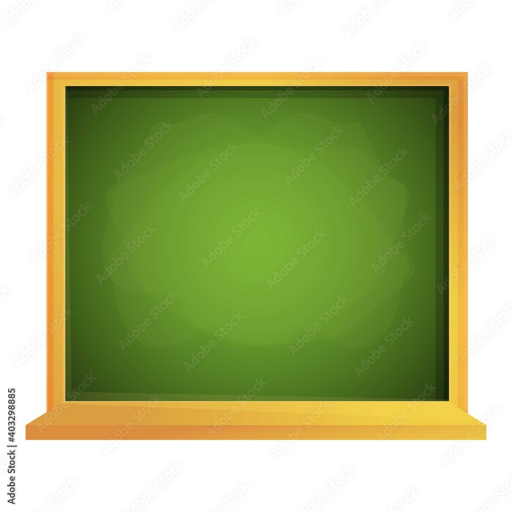 Poster object chalkboard icon. cartoon of object chalkboard vector icon for web design isolated on white ba