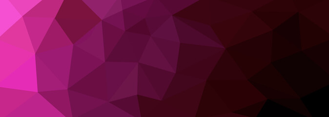 Obraz premium Abstract triangular background with colorful gradient shapes. Bright mosaic modern geometric design. beautiful relief surface. magenta low poly texture. color 3d image