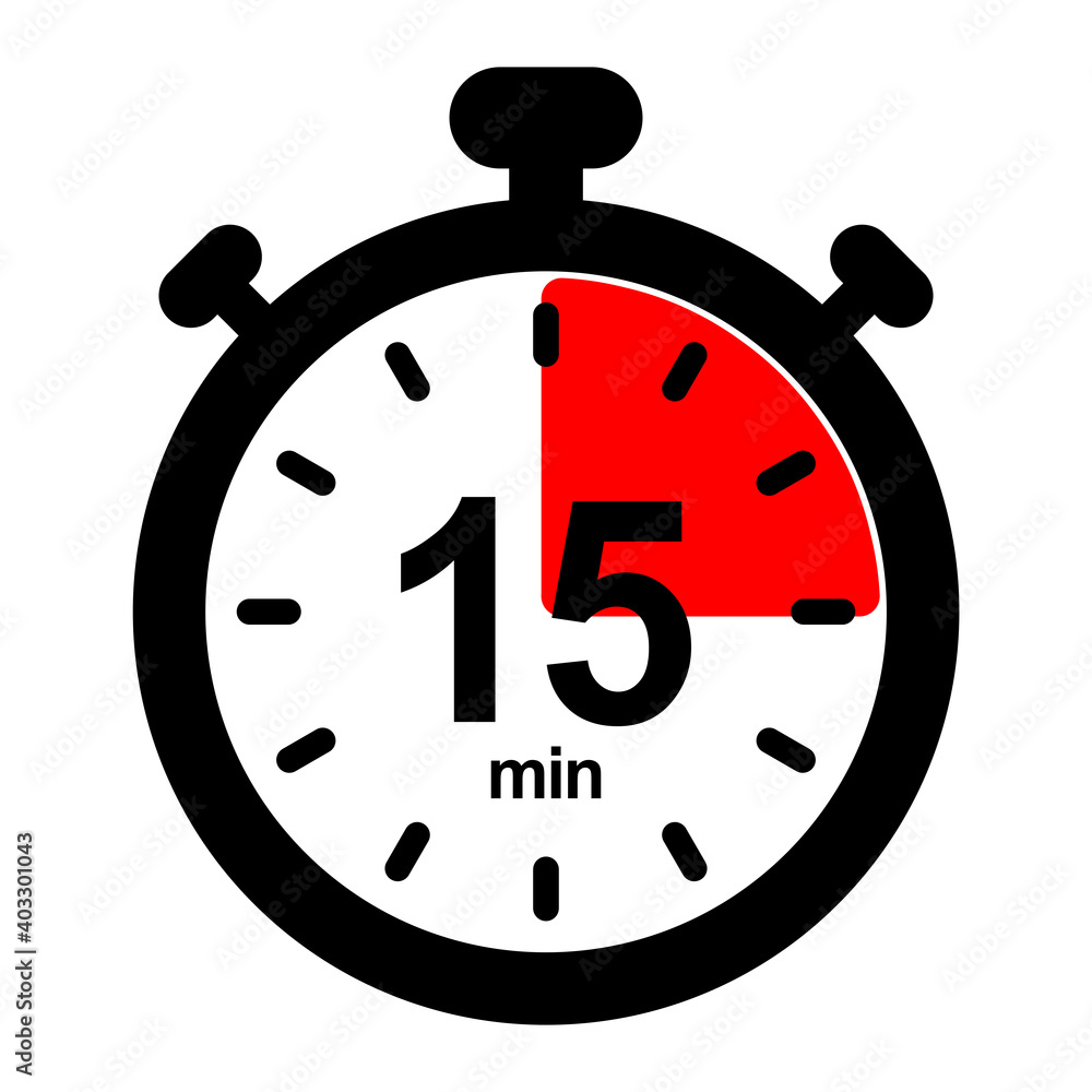 Poster nswi15 newstopwatchicon nswi - english - timer and stopwatch icon. - countdown timer. - 15 minutes -