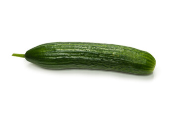 Cucumber isolated on white background.