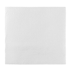 Paper napkin isolated on white background, clipping path, full depth of field