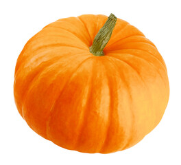Pumpkin isolated on white background, clipping path, full depth of field