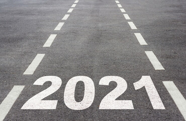 Happy New Year 2021 Concept