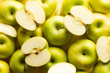 The green fresh apple patterns
