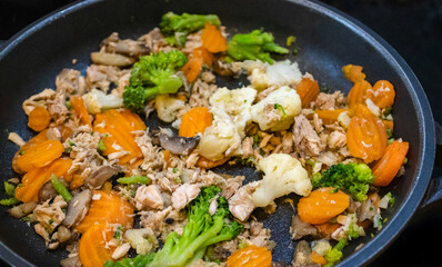 Colorful vegetable plate.