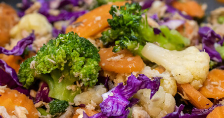 Colorful vegetables.