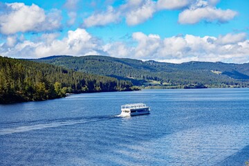 Schifffahrt auf dem Schluchsee im Schwarzwald