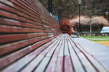 Un très long banc à Durbuy