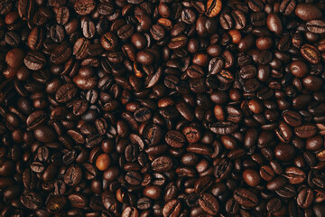 Kaffeebohnen Makro Hintergrund Coffee Background