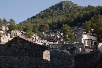 Houses of an abandoned city.
