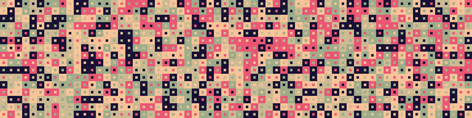 Abstract Geometric Pattern generative computational art illustration