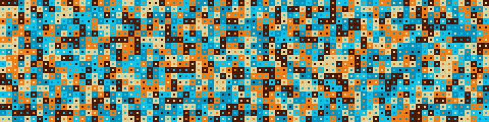 Abstract Geometric Pattern generative computational art illustration